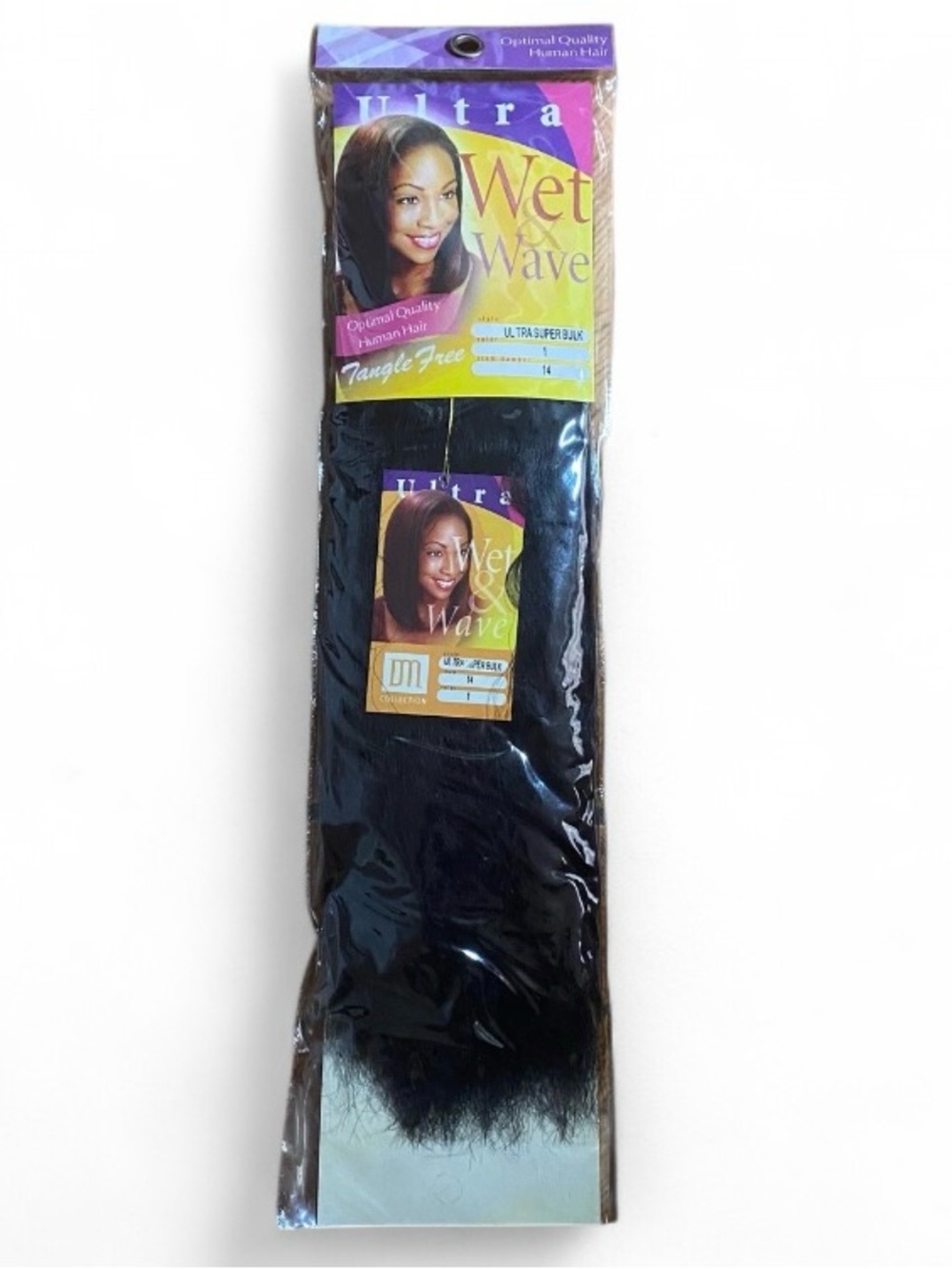 Ultra Wet & Wave Human Hair – Ultra Super Bulk 14” (Color 1)